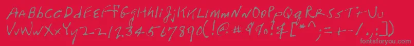 Lisätietoja Lehn104-fontista Lehn104-fontti – harmaat kirjasimet punaisella taustalla