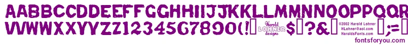 Repent-fontti – violetit fontit