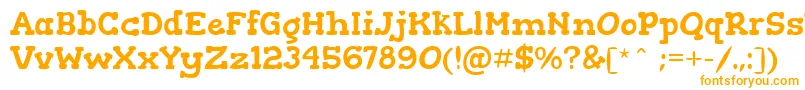 GorditasRegular Font – Orange Fonts on White Background