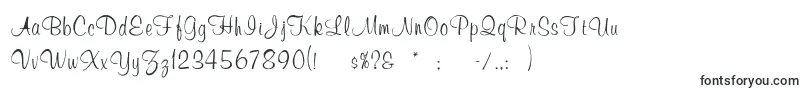 Шрифт Muriel – шрифты с вензелями (монограмма)