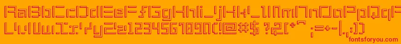 ShuinSans3D Font – Red Fonts on Orange Background