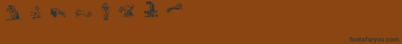 More about Gargoylesding Font Gargoylesding Font – Black Fonts on Brown Background