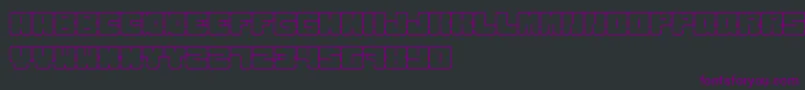 KurvenreichRegular Font – Purple Fonts on Black Background