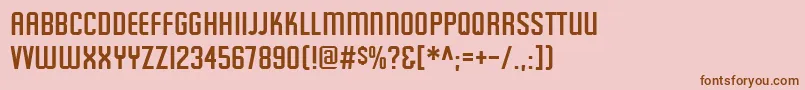 En savoir plus sur la police Featureditem Police Featureditem – polices brunes sur fond rose
