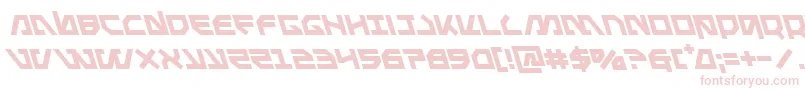 Metalstormleft Font – Pink Fonts on White Background