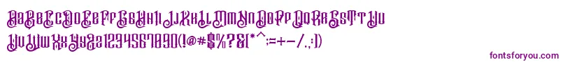 BarakahDemo Font – Purple Fonts on White Background