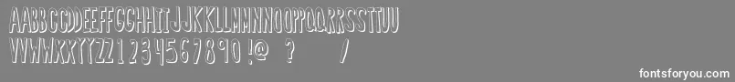 Шрифт RegularFont2 – белые шрифты на сером фоне