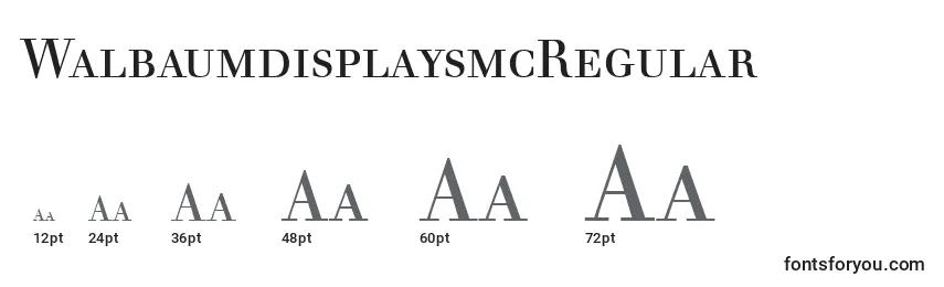 WalbaumdisplaysmcRegular Font Sizes