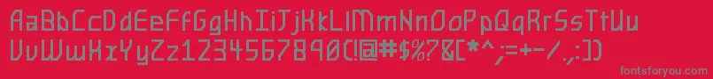 FutureN0tFound Font – Gray Fonts on Red Background