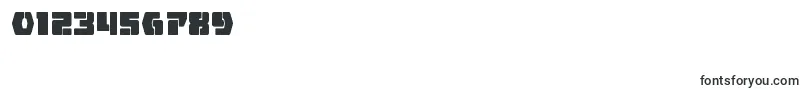 Counterfire-Schriftart – Schriften für Zahlen und Nummern
