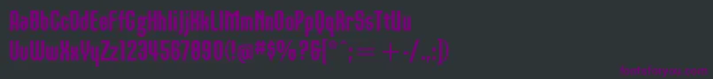 OrbonBlackItcTt Font – Purple Fonts on Black Background