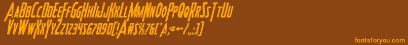 More about Heroesassemblecondital2 Font Heroesassemblecondital2 Font – Orange Fonts on Brown Background