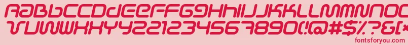Scifiei Font – Red Fonts on Pink Background