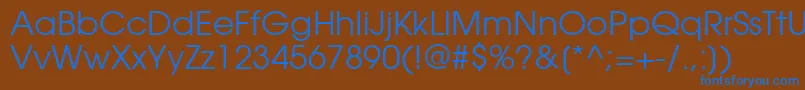 ItcAvantGardeGothicРљРЅРёР¶РЅС‹Р№ Font – Blue Fonts on Brown Background