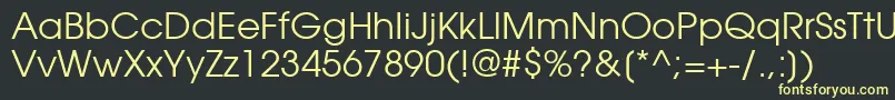 ItcAvantGardeGothicРљРЅРёР¶РЅС‹Р№ Font – Yellow Fonts on Black Background