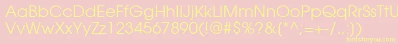 ItcAvantGardeGothicРљРЅРёР¶РЅС‹Р№ Font – Yellow Fonts on Pink Background