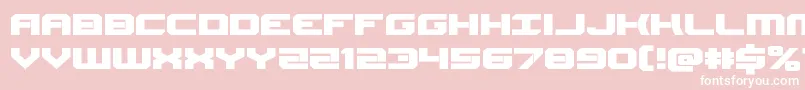 Gearheadexpand Font – White Fonts on Pink Background