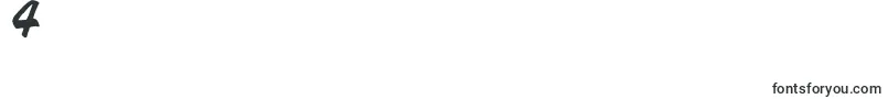 BestRegularTtstd Font – Fonts for Digit 4