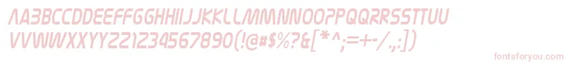 フォントNasalizationcdItalic – ピンクのフォント
