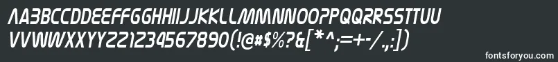 NasalizationcdItalic Font – White Fonts