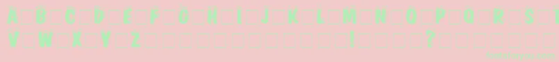 FirebugCapsSsi-Schriftart – Grüne Schriften auf rosa Hintergrund