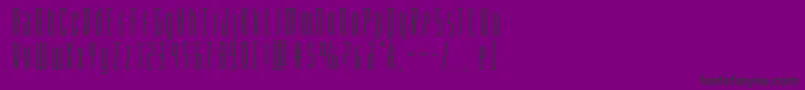 Phantaconexpand Font – Black Fonts on Purple Background