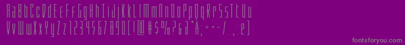 Phantaconexpand Font – Gray Fonts on Purple Background