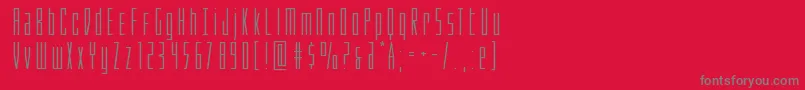Шрифт Phantaconexpand – серые шрифты на красном фоне