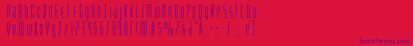 Шрифт Phantaconexpand – фиолетовые шрифты на красном фоне