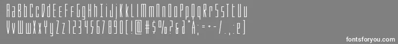 Phantaconexpand Font – White Fonts on Gray Background