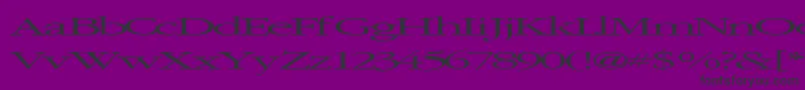 Elvissaxhorn45RegularTtext Font – Black Fonts on Purple Background