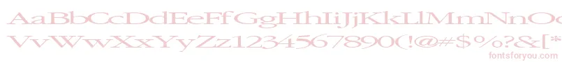 Elvissaxhorn45RegularTtext-Schriftart – Rosa Schriften auf weißem Hintergrund