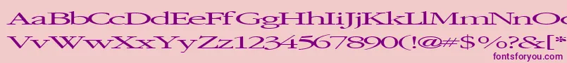 En savoir plus sur la police Elvissaxhorn45RegularTtext Police Elvissaxhorn45RegularTtext – polices violettes sur fond rose