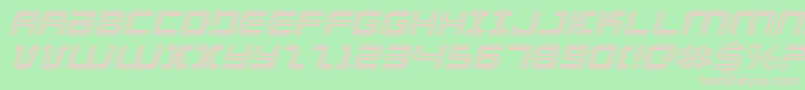 Elecdayei Font – Pink Fonts on Green Background