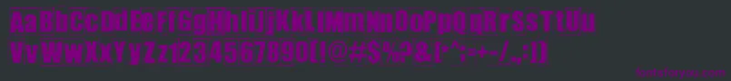 Ikhioogla Font – Purple Fonts on Black Background
