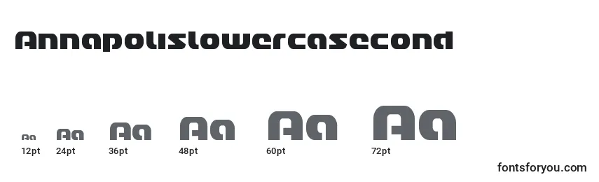 Annapolislowercasecond Font Sizes