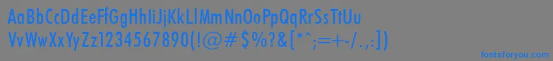More about FuturaCondencedNormalRegular Font FuturaCondencedNormalRegular Font – Blue Fonts on Gray Background
