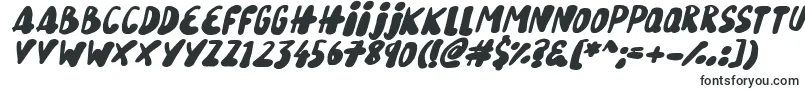 フォントSnowySkiesItalic – インクで書かれたフォント