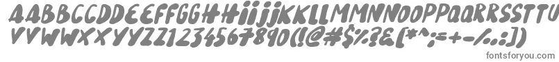 fuente SnowySkiesItalic – Fuentes Grises