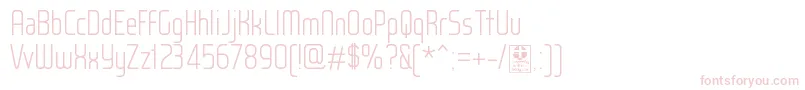 WoxModelistLightDemo Font – Pink Fonts on White Background