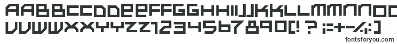 フォントSubotnik – フォントの図形