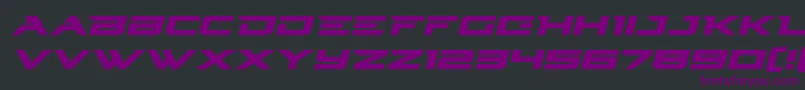 Cyberdynexpandital Font – Purple Fonts on Black Background