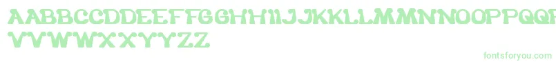 TheOneAndOnlyMe Font – Green Fonts on White Background