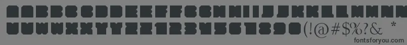 Qdrd Font – Black Fonts on Gray Background