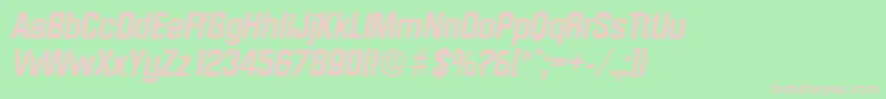 Шрифт DiamanteserialBolditalic – розовые шрифты на зелёном фоне
