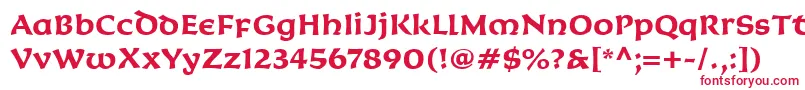 KoriganItcBold Font – Red Fonts