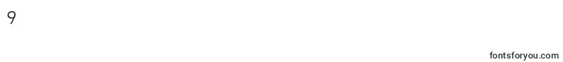 Roundmarker Font – Fonts for Digit 9