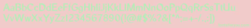 LibrisadfstdBold Font – Green Fonts on Pink Background