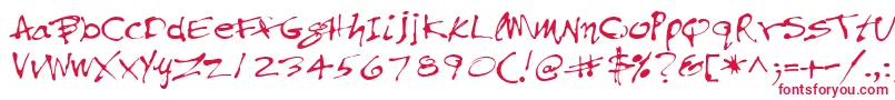 PfinkpenMedium Font – Red Fonts