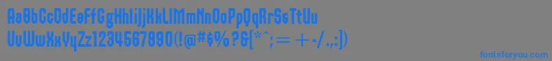 More about OrbonItcBlack Font OrbonItcBlack Font – Blue Fonts on Gray Background